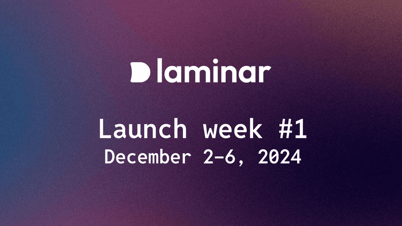 Laminar launch week #1