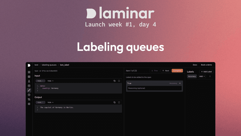 Launch Week #1, Day 4: Labeling Queues